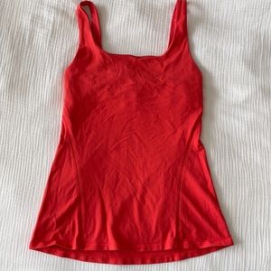 lululemon luon tank w/ built in shelf bra